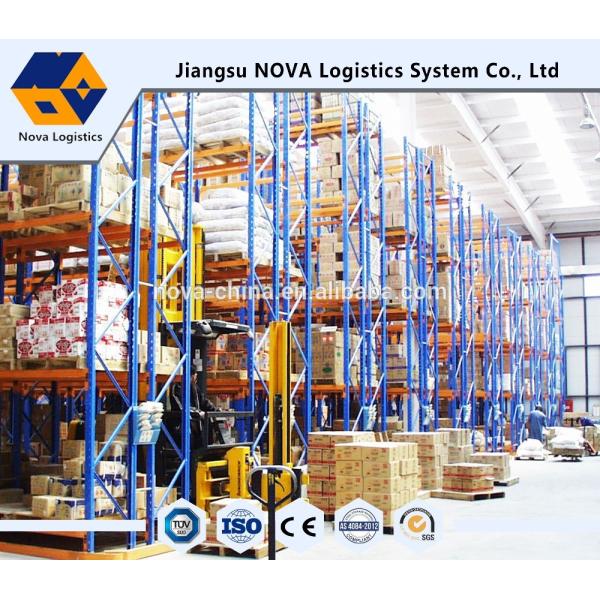 Sistema estreito resistente do tormento da pálete do armazém do corredor facilmente acessível