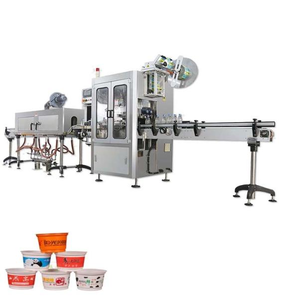 Plastic cups shrink sleeve labeling machine coffee cups shrink sleeve applicator machine