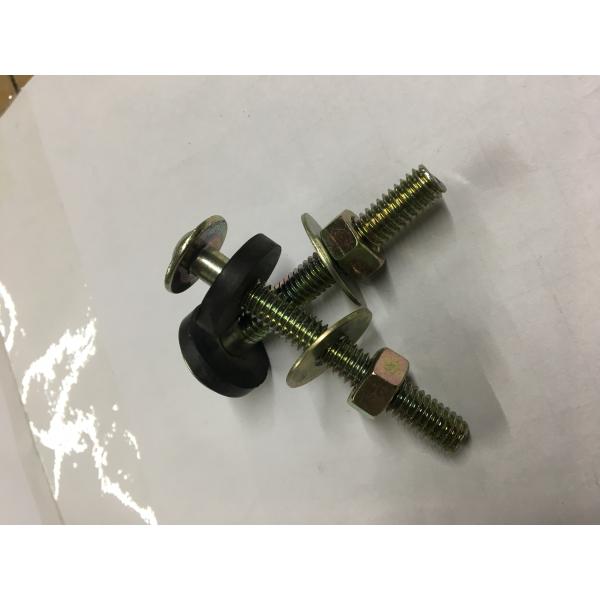 Double Copper Toilet Mounting Hardware , Toilet Tank Mounting Kit Easy Install