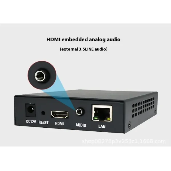 H.265 HD Video Encoder Low Latency Transmission For 1080p Live Streaming