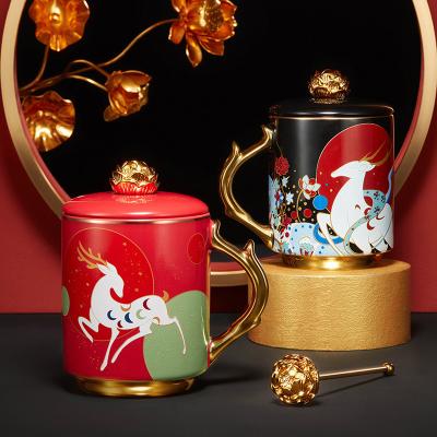 Ready To Ship In Stock Microwave Safe Heat Resistant Round Magic Mug Customised Food Safe Ceramic Coffee Mugs
