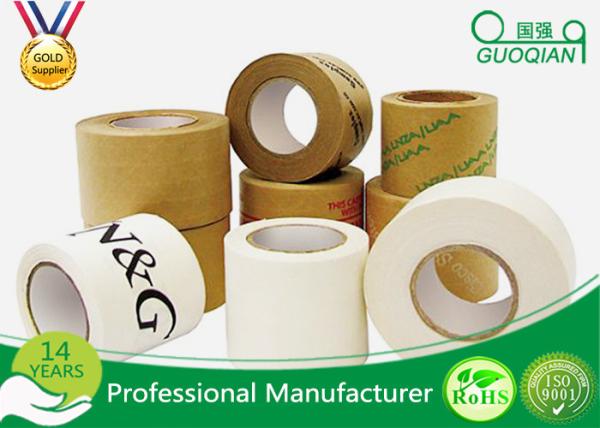 Printable Jointing Paper White / Brown Kraft Tape For Gift Wrapping Decorative Packing