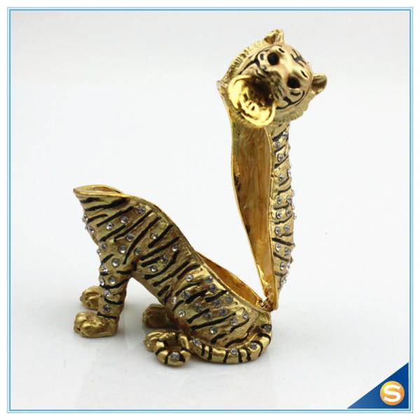 Home Decoration Tiger With Money Trinket Box Lucky Animal Trinket Box SCJ413