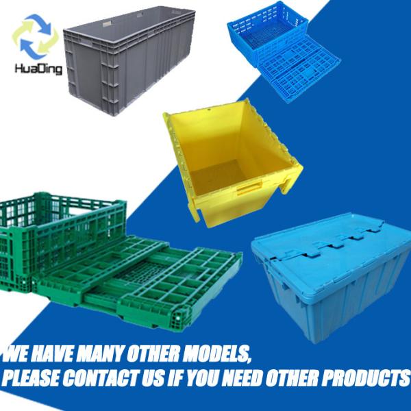 Foldable Antislip Plastic Crates Perfect for Storing and Transporting Produce
