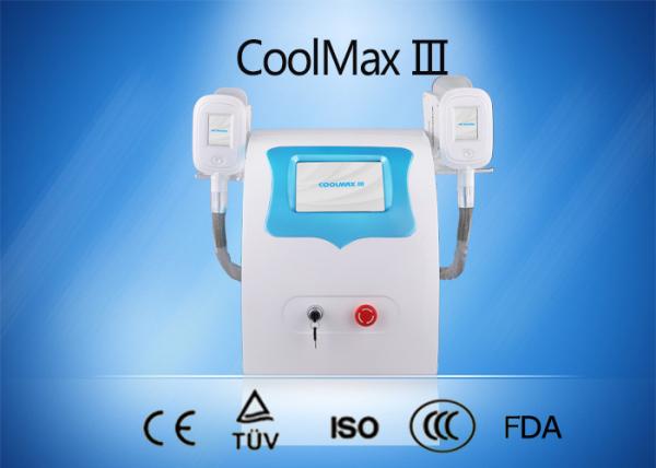 Salon / Clinic / Home Use Body Fat Freezing Machine Portable With Two Cryo Handles