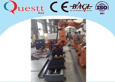 Máquina de solda automática da máquina do revestimento do laser do metal da fibra 3KW com braço robótico