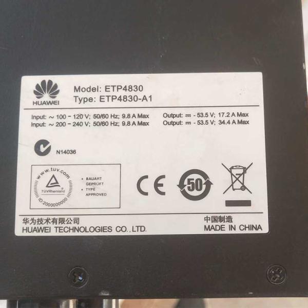 Embedded FTTH Telecom DC Power Systems Rack 48v 30a Huawei ETP4830-A1