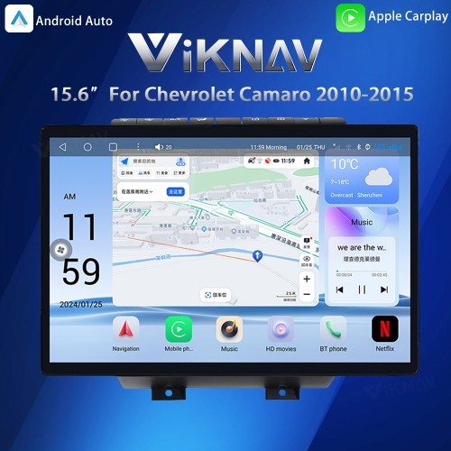 VIKNAV 15.6 " Andriod Авто Авто Стерео Авто Радио Для Chevrolet Camaro 2010-2015