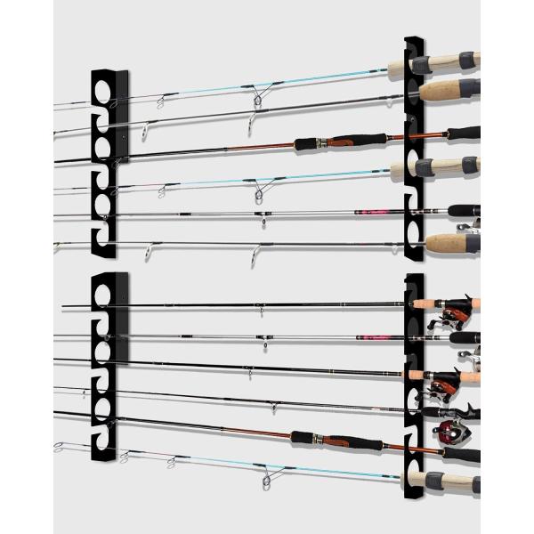 Organize Your Fishing Accessories with this Non-folding Wall Ceiling Storage Rack