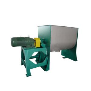 Horizontal ribbon mixer