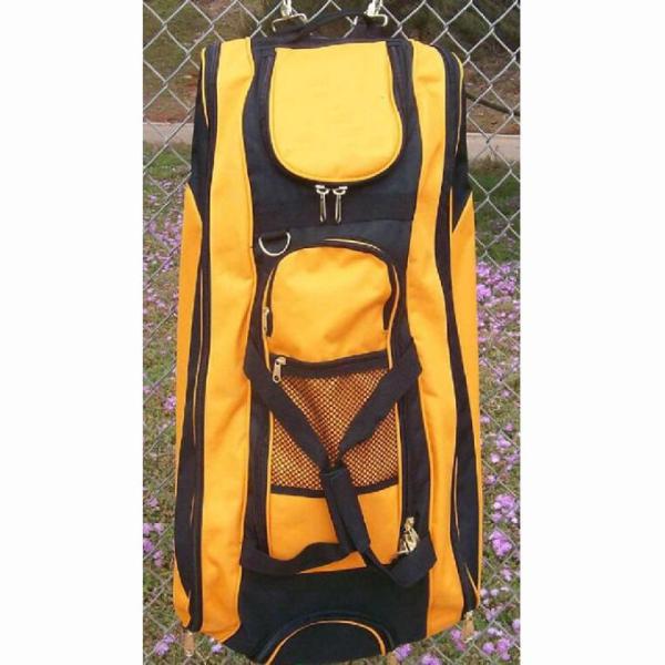 Спорт вагонетки изготовленные на заказ кладут сумку в мешки бейсбола завальцовки Duffle с колесом