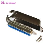 50 Pin Female Type Centronic Solder Pin Connector avec la couverture de Matel ont certifié l'UL
