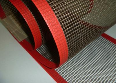 High Strength Glass Fiber Woven Fabric PTFE Mesh / PTFE Mesh Screen
