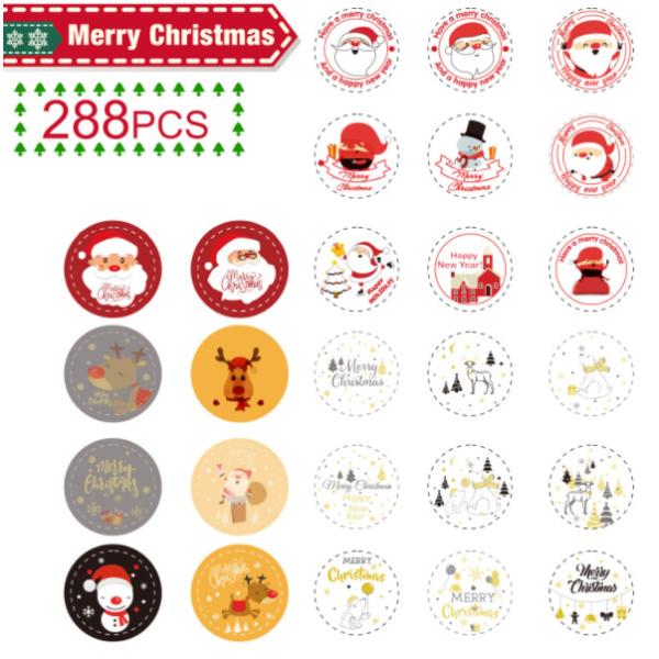 Стикеры винила веселого рождества PVC крена ярлыка цвета Pantone липкие