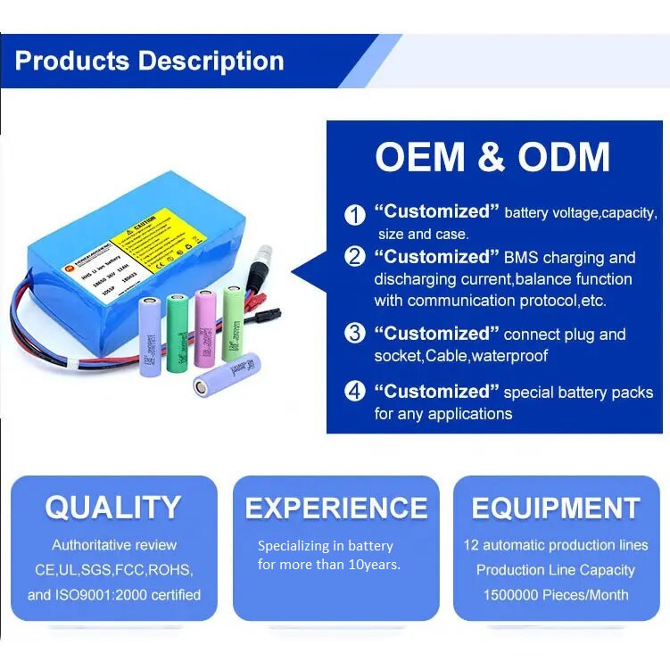 CLF OEM ODM Литийный аккумулятор Lifepo4 NCM для электрических скутеров Мотоциклы Трицикл AGV 36v 48v 60v 72v OEM