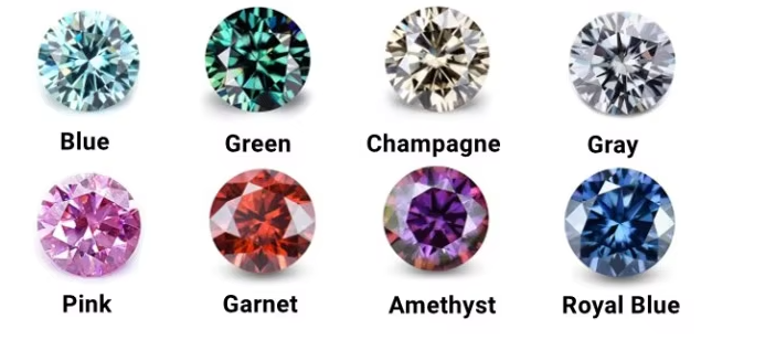 Melee Moissanite Алмаз за карат Круглый рез DEF Малый размер Moissanite VVS1 Лабораторный выращенный Алмаз Драгоценный камень Форма квадратная