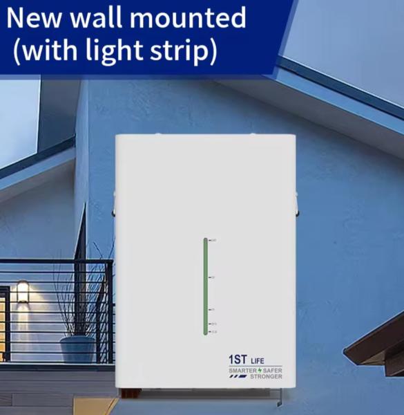 48V 150AH 7.2KWH Home Wall-Mounted Solar Lithium-Ion Battery Pack UPS Photovoltaic Power Generation Battery