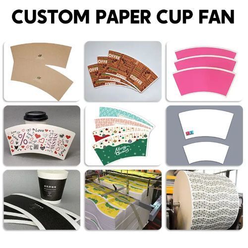 Premium finish Cup Roll Coated Paper Roll for cold/hot Cafe Packing Customized Printing