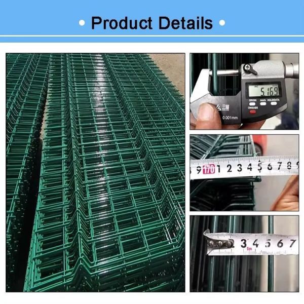 3D Bending Curved Metal Fence Panels Welded Wire Mesh