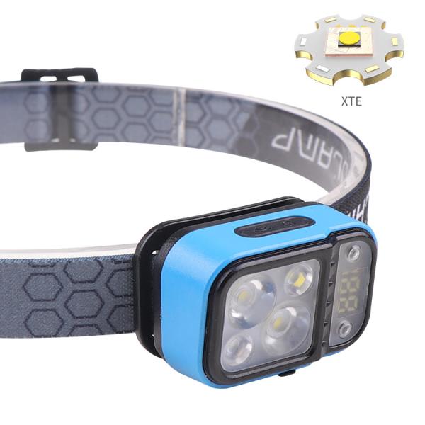 FTYD-07 Farol LED 400-500 lumens IPX4 impermeável com ABS para atividades ao ar livre