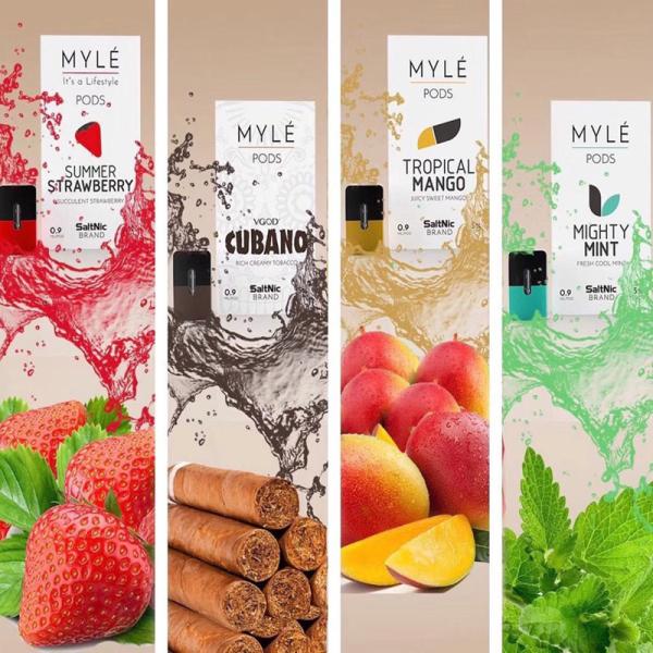High quality Factory oem 0.9 ML Empty Ceramic Cotton Coil Myle pods for Myle Vape device  Myle Pods For Myle device