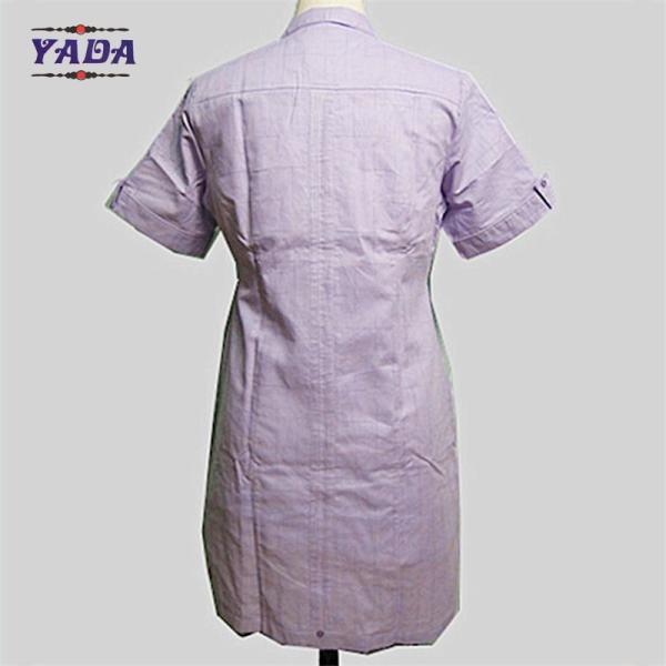 Casual purple short sleeve blouse supplier casual dresses cheap elegant women dress women's clothing manufacturer for sale