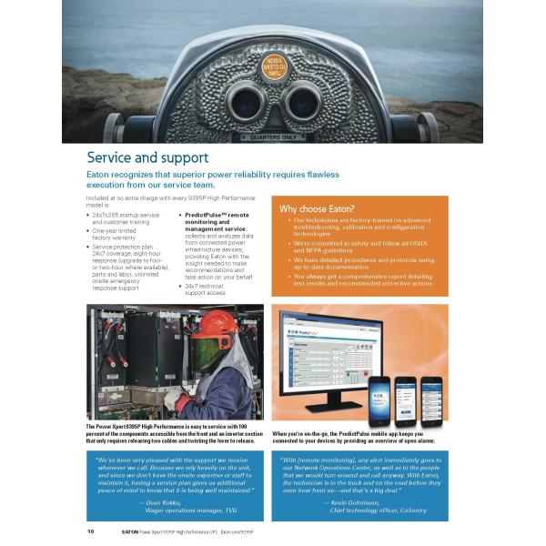 Eaton Power Xpert 9395 200KVA 250KVA 300KVA 400KVA 500KVA 550KVA 600KVA 3-фазная система онлайн-УПС