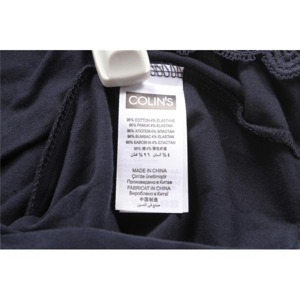 Stockpapa Navy Ladies Dress Clothing Navy Short Sleeve Dress With Lace Motifs