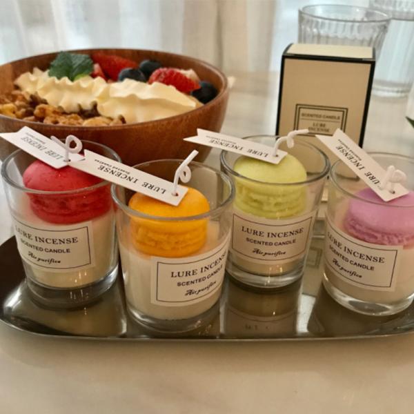 Luxury Handmade Glass Jar Scented Candles Beautiful Gifts Candle With Box Packaging