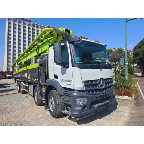 2022 menos utilizado Zoomlion Tipo abierto Usado Caminos de bombeo de hormigón 62m con camión Mercedes Benz