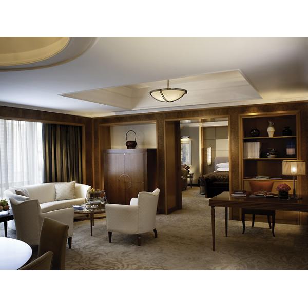 5 Star Hotel Bedroom Furniture Sets With Formica Laminate Fireproof Panel