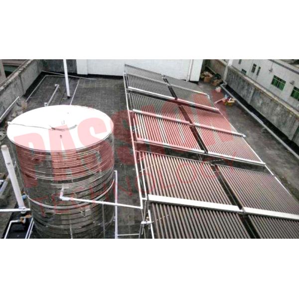 58mm *1800mm 3000L Evacuated Vacuum Tube Solar Collector Three Target Solar Energy Collectors