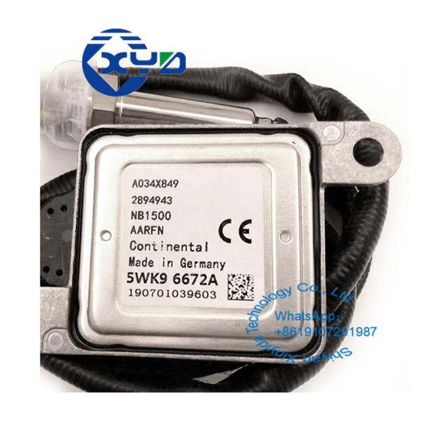 5WK9 6672A Nitrogen Oxide NOx Sensor , 2871974 2894943 SCR Nox Sensor