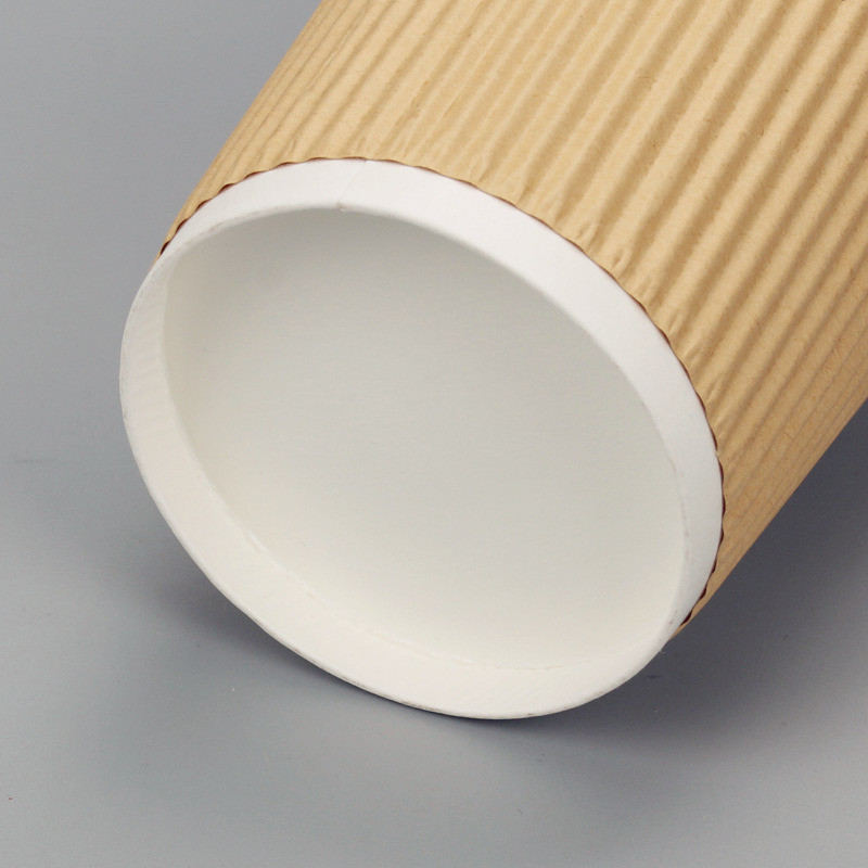 Single Wall Takeaway Paper Cup with Sleeves and Lids 32oz /1000ml Custom Coffee Plastic Free