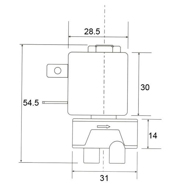 Solenoid valve CEME Type 5510 NC 1/8'' 10bar 12V 24V 110V 220V