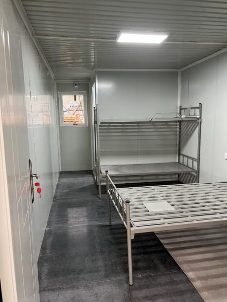 Casa de 2 quartos em contêiner à prova de fogo