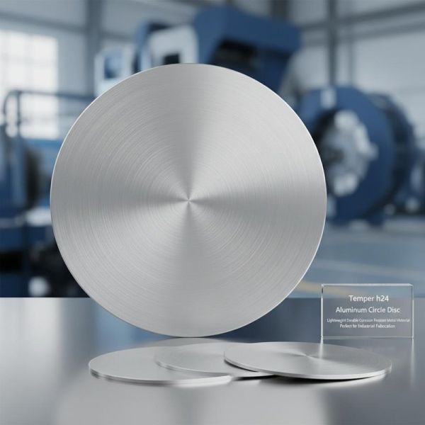 Temper h24 Aluminum Circle Disc Electronics Lightweight Durable Corrosion Resistant Metal Material Perfect for Industrial Fabrication
