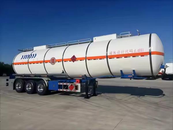 CIMC ステンレス鋼 LNG ガス 単室または2/4 オプションの冷凍トラック