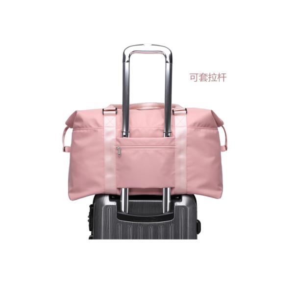 Women ' s Duffel Bags 33 * 50 * 18CM , Pink Color Ladies Sports Bag