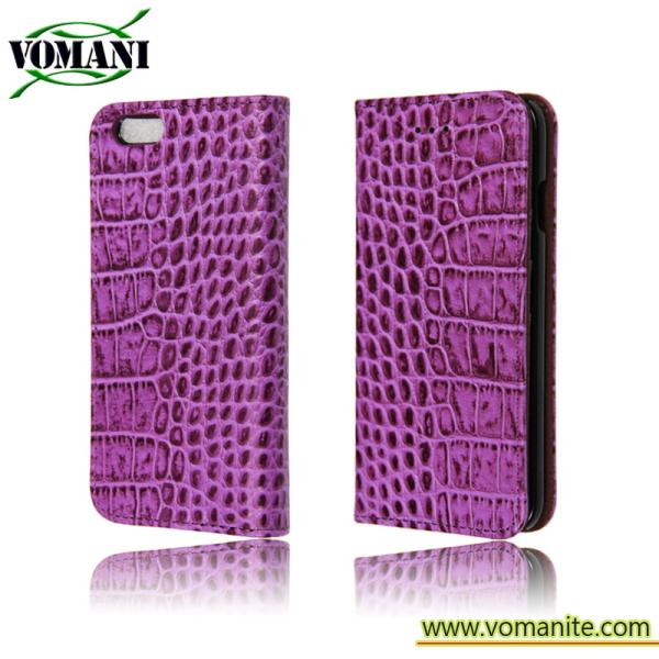 New Mobile Phone Leather Smart Cover Case For iPhone 6 CROCO Case