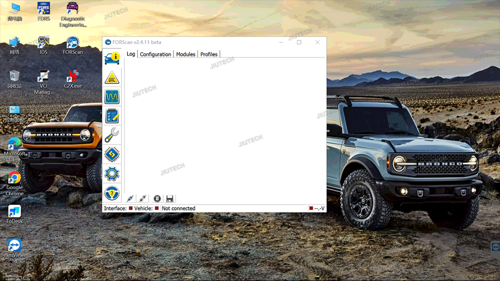 FZ G1 Tablet + для FORD Оригинальный аутентичный Bosch VCM 3 Диагностический дилерский комплект для Ford VCM 3 Диагностический дилерский комплект Vcm 2