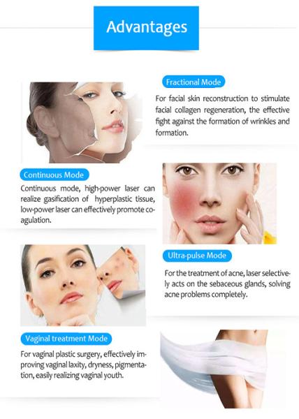 best pulse mode engraving skin resurfacing rf co2 fractional laser machine for skin tags