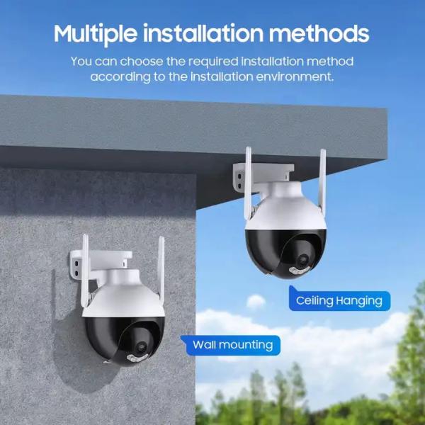 Outdoor 4K Wireless Surveillance IP Camera Wifi Security PTZ CCTV Camera