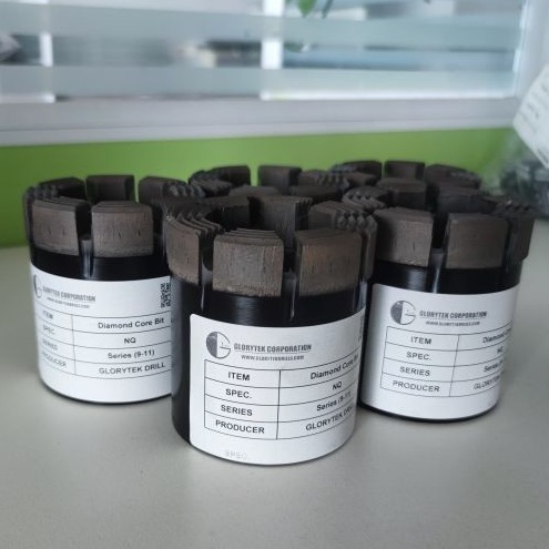 鉄筋コンクリート壁のためのブラックダイヤモンドの角型コアドリルビット