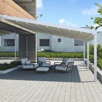 Pergola escamotable en aluminium motorisée bioclimatique de PVC de conception moderne