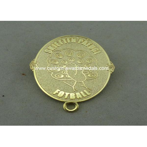 Football Die Cast Medals Honor Custom Sports Medals With Erosion