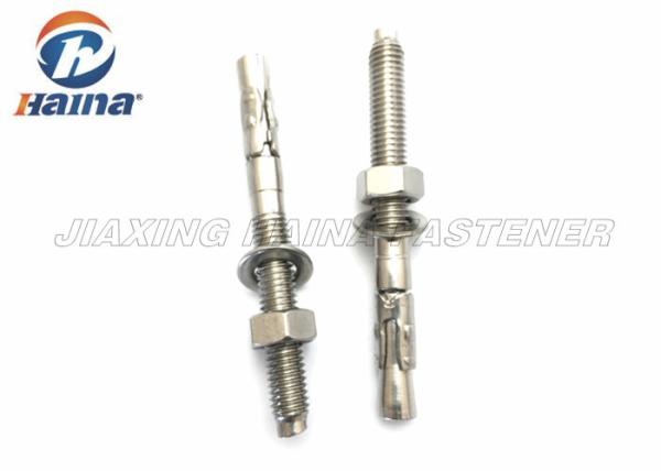 SS304 Fully Threaded Expansion Stainless Steel 316 Anchor Bolts For Concrete