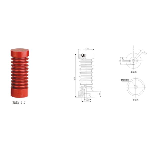 Изолятор изолятора KYN28 изолятора ZJ-24Q/70*210 24KV H.V.switchgear электрический