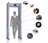 Promenade d'écran tactile par le cadre de porte de détecteur de métaux pour la sécurité de défenseur/public/arcade
