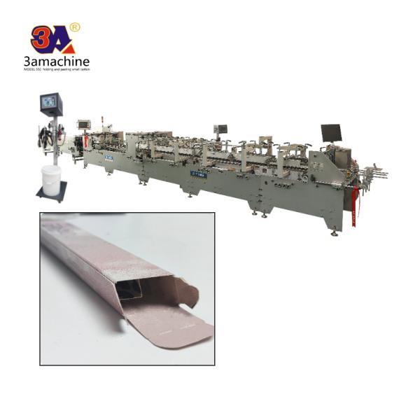Folder Gluer Machine for Hard Cover Book Making Incorporating Water Soluble Cold Glue